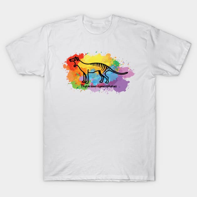 Thylacine Scream T-Shirt by RockabyeBillie